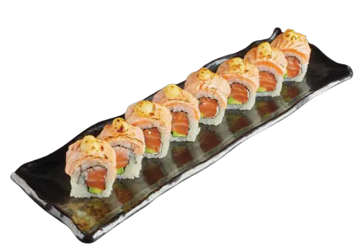 Parmezan roll łosoś – JemSushi & Ramen Poznań